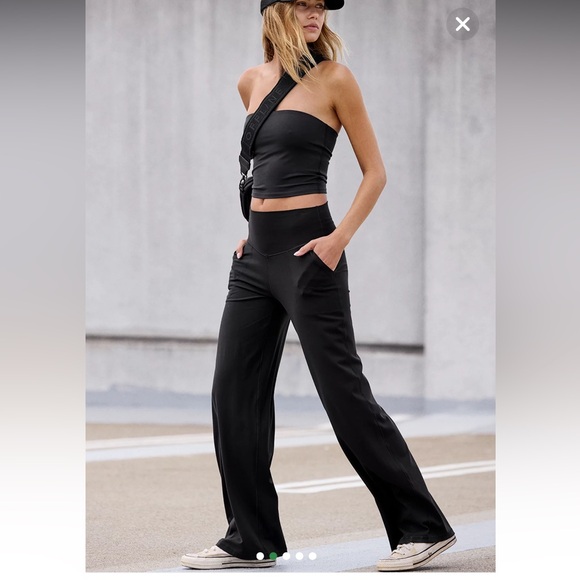 NWT Aerie OFFLINE Real Me XTRA Wide Leg High Waisted Trouser - Picture 2 of 11